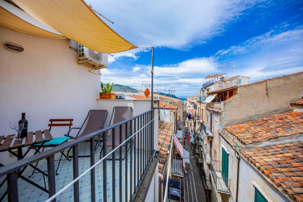 تْشيفالو Il Terrazzino Holiday Home المظهر الخارجي الصورة