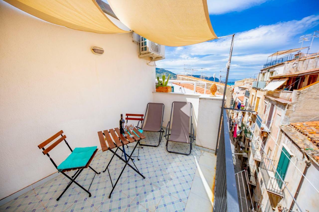 تْشيفالو Il Terrazzino Holiday Home المظهر الخارجي الصورة